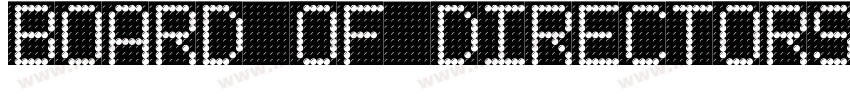 Board of Directors W00 Heavy字体转换